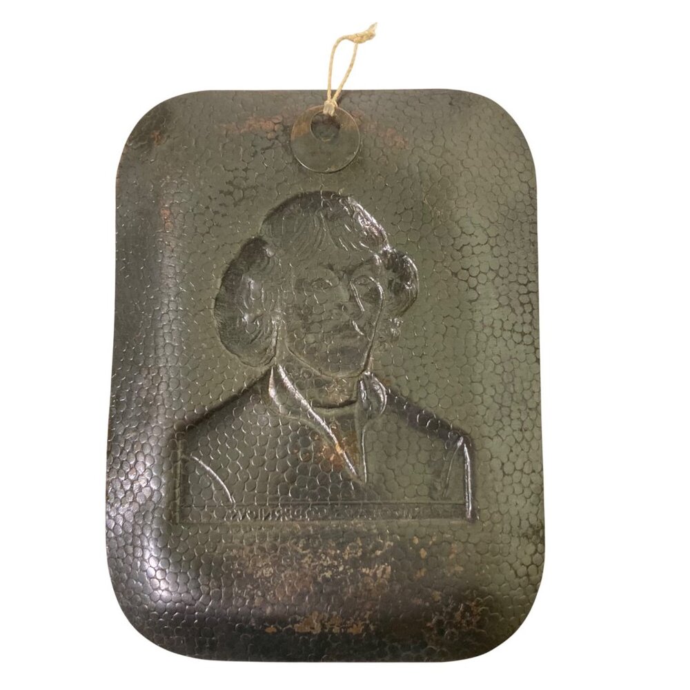 Copper Relief Art Nicolaus Copernicus Polish Mathematician Astronomer - Picture 2 of 4